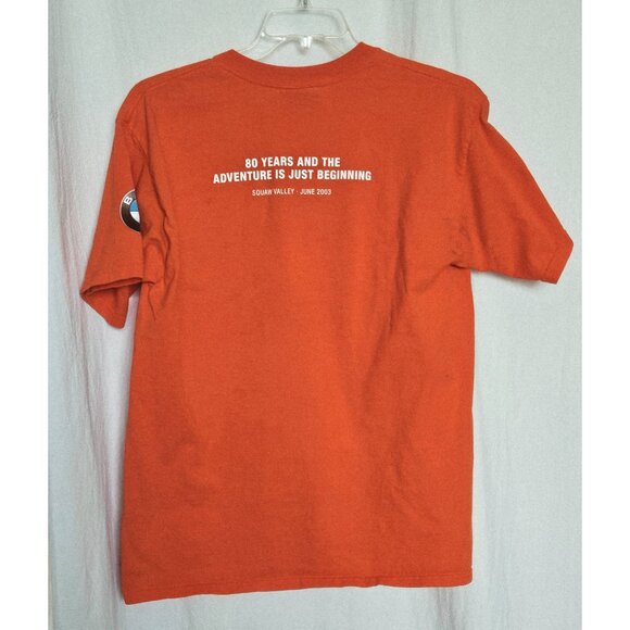 BMW Motorcycles Motorrad Anniversary 80 years 1923-2003 T Shirt Mens Size Large - Picture 7 of 10